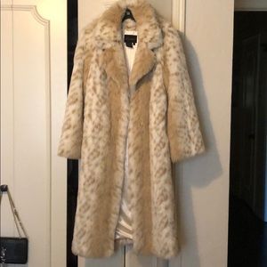Dennis Basso faux fur coat